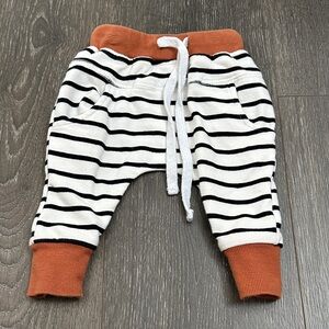 Little Bipsy Black and White Striped Joggers